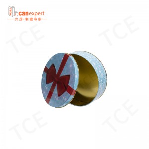 علب ألمنيوم الجولة بالجملة شمعة حاويات هدايا عيد الميلاد