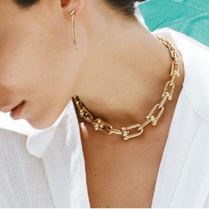 سلسلة سميكة قلادة أنثى أوروبا والولايات المتحدة