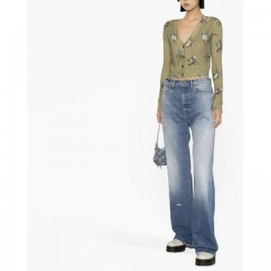 مصمم نمط الموضة بالجملة سولوفر سترة طويلة الأكمام