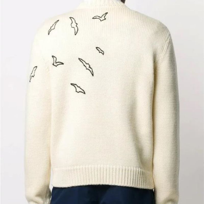 OEM Winter Jacquard Wool Sweater Men Men Pullover Sweater Sweater