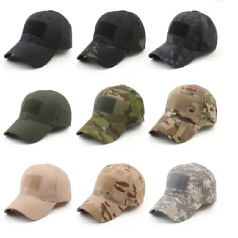 خيط تصميم DIY الجملة وحلقة تصحيح Camouged Camo Cap Hat