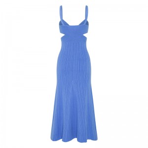 OEM Summer Holiday Party Sexy Cutout Weast Cross Effect Subsities Custal Custom Solid Color Mini Dresses Women