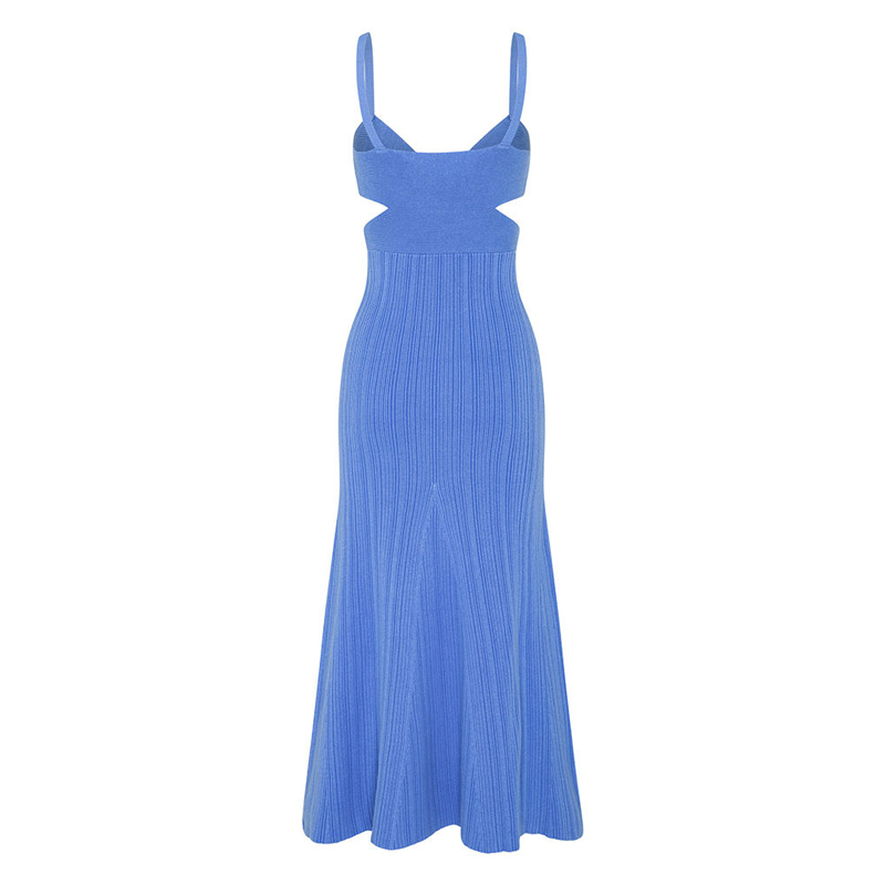 OEM Summer Holiday Party Sexy Cutout Weast Cross Effect Subsities Custal Custom Solid Color Mini Dresses Women