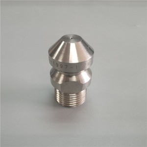 فوهة تنظيف الفولاذ المقاوم للصدأ فوهة نفاثة الصرف الصحي عالي الضغط