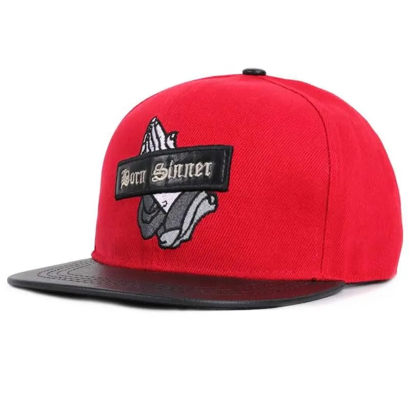 الساخنة Hiphop Boxing Caps Caps Plat Brim Hat