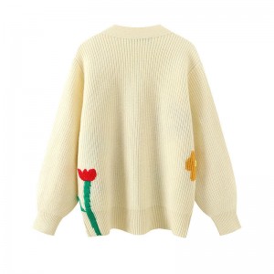 مصمم نساء سبينتات مخصصة كبيرة الحجم v-telectnibery السيدات جاكار فضفاضة سترة سترة سترة من أجل المرأة