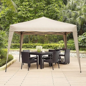 Crosley Furniture Hampton Gazebo في الهواء الطلق ، 10 \\\\ \'x 10 \\\\\' - تان