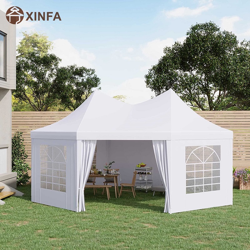 22 \\ 'x 16 \\' ft canopy party event tent مع اثنين من أبواب السحب