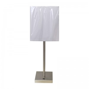 نمط بسيط مصباح نيكل الانتهاء من مطالبة طاولة منضدة مع مفتاح الروك على/off في غرفة الضيوف