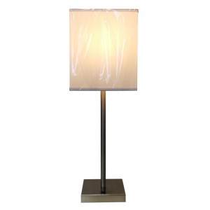 نمط بسيط مصباح نيكل الانتهاء من مطالبة طاولة منضدة مع مفتاح الروك على/off في غرفة الضيوف