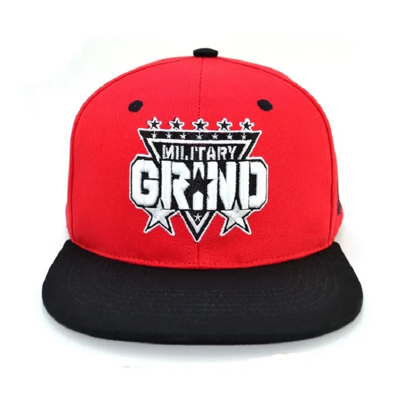 مورد الصين بالجملة مخصصة مسطحة مطرزة قبعة قبعة snapback