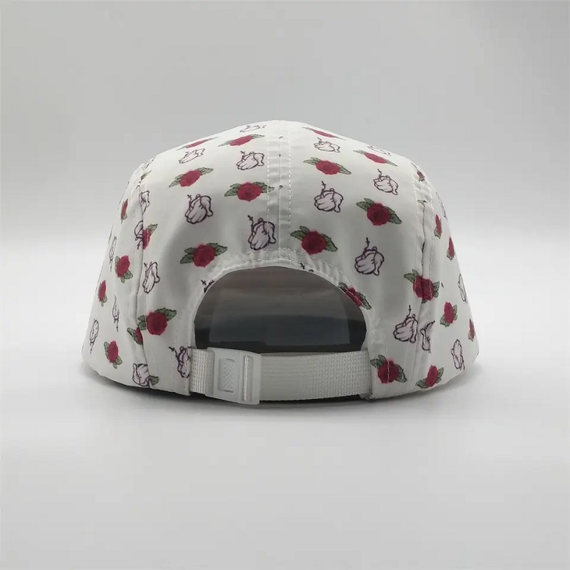 جملة 5 لوحة مخصصة لرقص جلدي القبعات Snapback ، Polyester Kids Snapback Cap ، في جميع أنحاء القبعات المعسكر المطبوعة