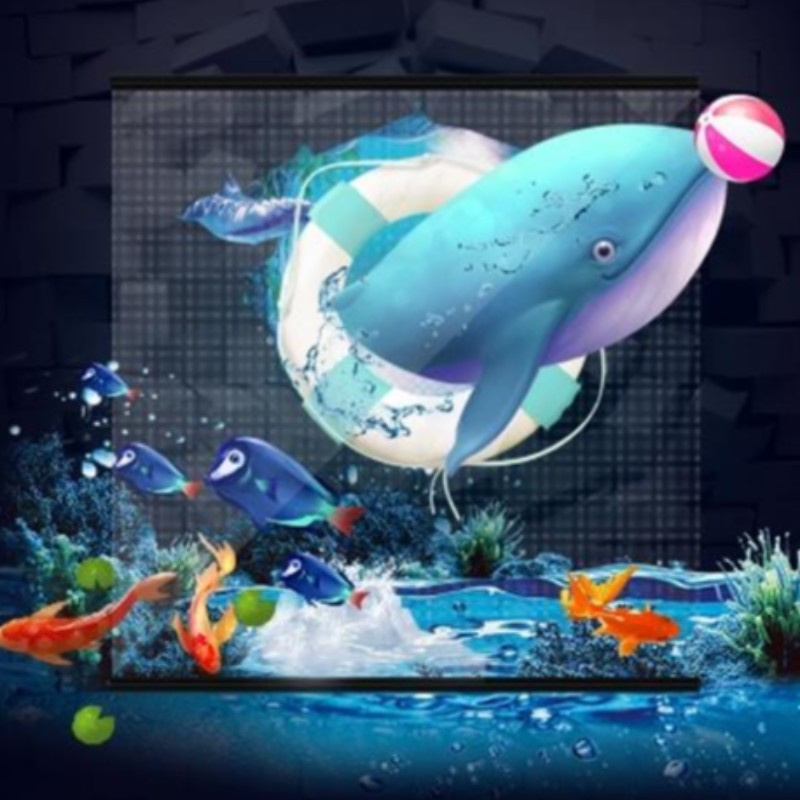 مقدمة موجزة لشاشة LED الثلاثية الأبعاد الشفافة