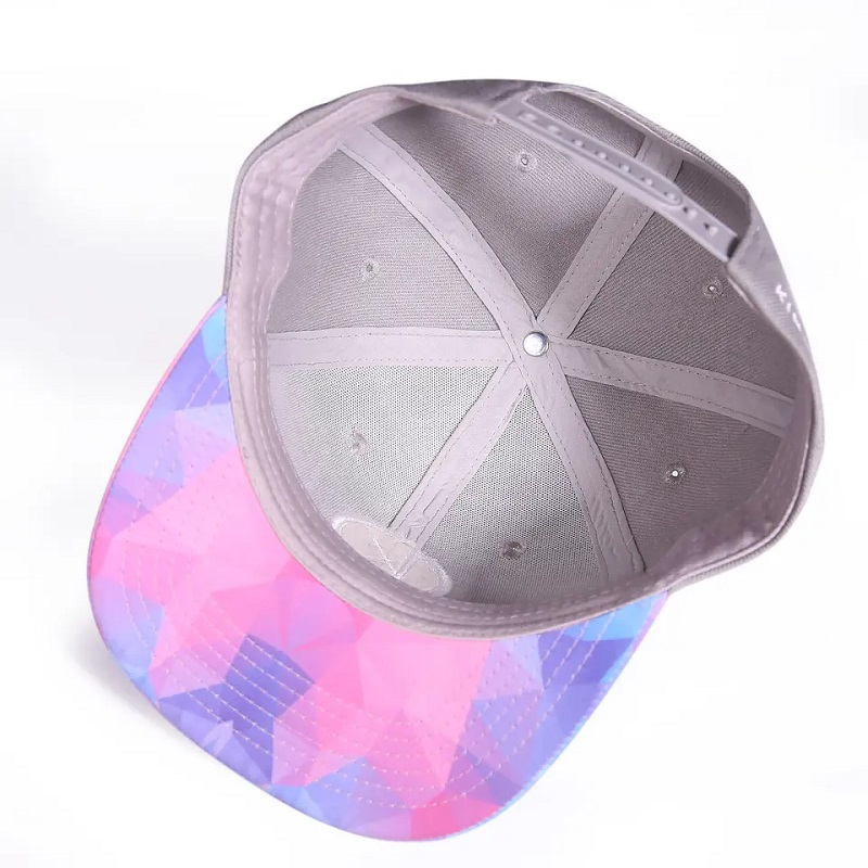 New Style 6 لوحة Hip-Hop Snap Cap Floral Flat Brim Print Snapback Hat القابلة للتعديل
