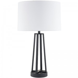 ليالي برونزية داكنة وضوء مع مفتاح الروك على/off ، ومنفذ مريح ومنفذ شحن USB في غرفة ضيوف الفندق