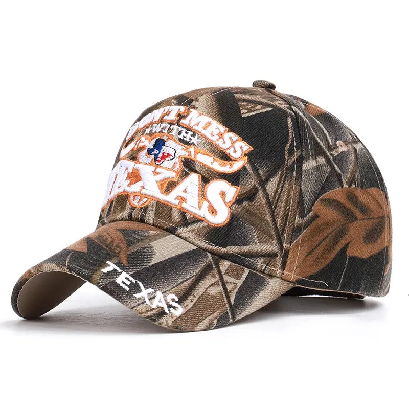الجملة Mens Texas Flag Sourrist Ranger Safari Camo Camouflage Snapback Baseball Caps لتخييم الصيد في الهواء الطلق