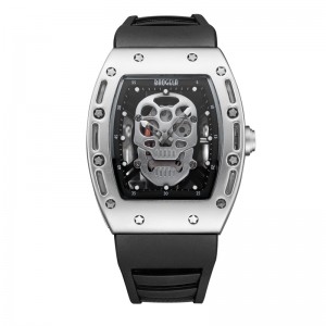 أزياء جمجمة الرجال الكوارتز مشاهدة باوغيلا الاتصال الإبداعي واقع للرجال Clock Gold Life Men Hateproof Hotes Sports Style 1612