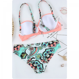 طباعة بالإضافة إلى حجم swimsuits بيكيني مثير