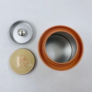 صفيح جولة الشاي Caddy Candy Snack Backaging Box Tin Box