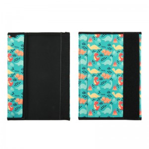 Natucare Kids عاكس حزام مقعد القطن النيوبرين غطاء القطن الأسود قابل للغسل