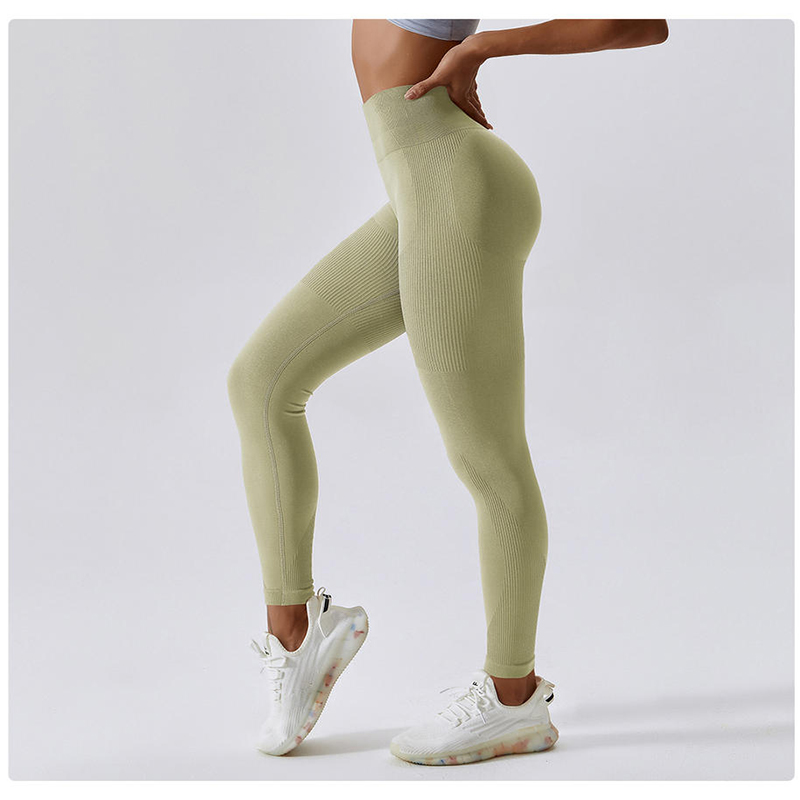 SC10118 عالية الخصر للنساء Scrunch Scrunch Legging بالجملة عالية السراويل يوجا السراويل