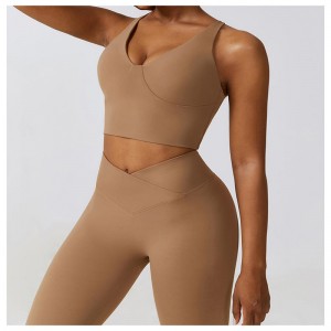 SC10136 YOGA BRA عالية الجودة للنساء تمرين الرياضة اللياقة البدنية الشعار الرياضة الرياضية TOP GAM BAR YOGA