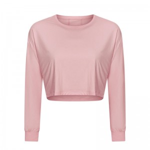 SC10265 ، محصول اليوغا المتصدر ، قميص الصالة الرياضية الضيقة تي شيرت اليوغا.