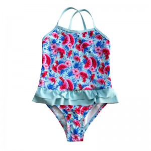 مثلث قطعة واحدة من البطيخ-طباعة ملابس السباحة