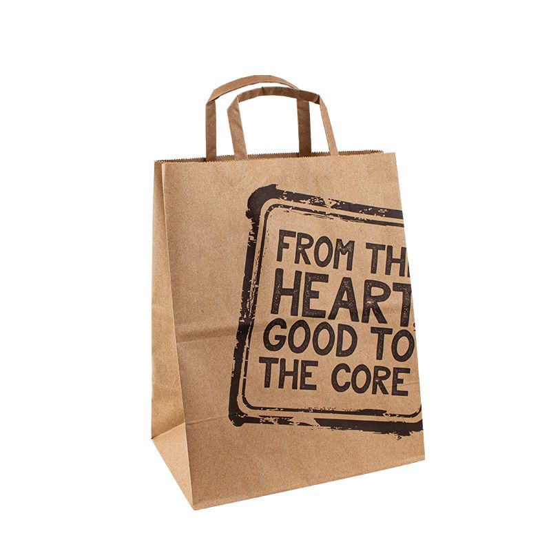 شعار Kraft Shopping Arge Arge Arge Luxury Paper Bappaging Paper Bags