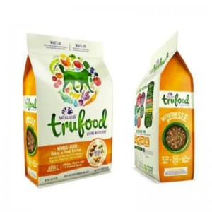 مخصص كبير 10 كجم 15 كجم 20 كجم قابلة للاستمتاع بسحاب PLA PBAT البلاستيكي القابل للتحلل الكلب يعالج كيس تغليف الوجبات الخفيفة للطعام