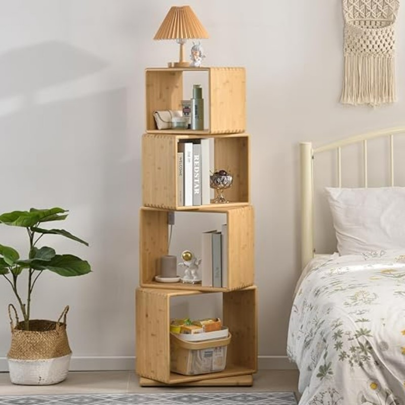 Bamboo Desk Bookshelform Storage Organizer عرض رف رف منصات كونترتوب منصات الكتاب