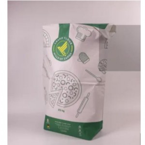 متعددة الطبقات كرافت الورقية مخبز القمح ميدا الدقيق حقيبة التغليف حجم 25 كجم