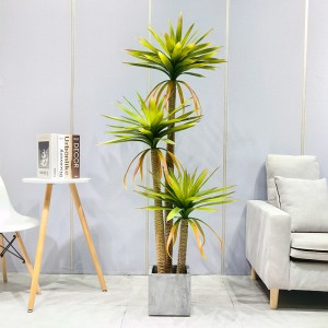 محاكاة زخرفية حديقة الزينة Allseason شجرة Dracaena شجرة لحديقة مورد ديكور الزفاف ديكورات البستنة