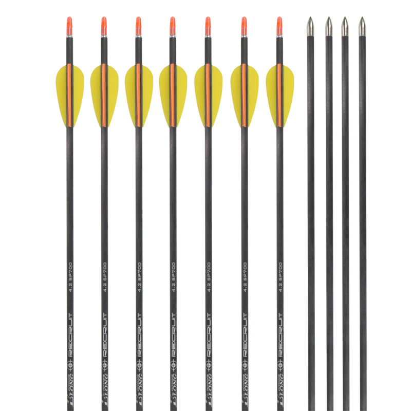 تجربة العملاء-7 أسهم كربون نقي ID4.2mm مع 2