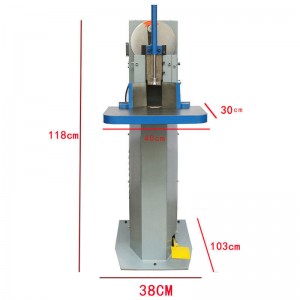 جي آر-آلة قطع الزاوية العمودية الكهربائية ذات المنصة الكبيرة S400 قاطعة الزاوية المستديرة