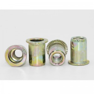 الزنك-صامولة مثبتة برأس غاطس مطلية بالألوان