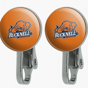مقطع Bucknell Bison الرسمي-على الأقراط - عالية-سبيكة معدنية عالية الجودة ، الايبوكسي-المغلفة ، لا-حاجة مطلوب ، مجوهرات يوم اللعبة للخريجي...