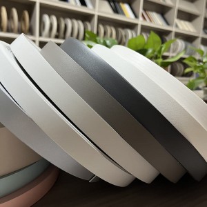 PVC الخشب أثاث الحبوب حافة النطاق الرمادي