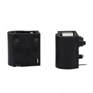 DC Socket DC-0004A ، مقبس الأجهزة المنزلية الصغيرة لنوبات المياه ، اثنان-مقبس شحن جبل السطح مع عمود تحديد المواقع