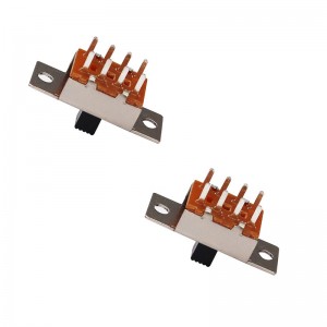 Slide Switch SS23F06 Custom-جعل مزدوج-الصف 6-دبوس الفراغ العمودي مجفف الشعر مجفف الشعر مفتاح انزلاق