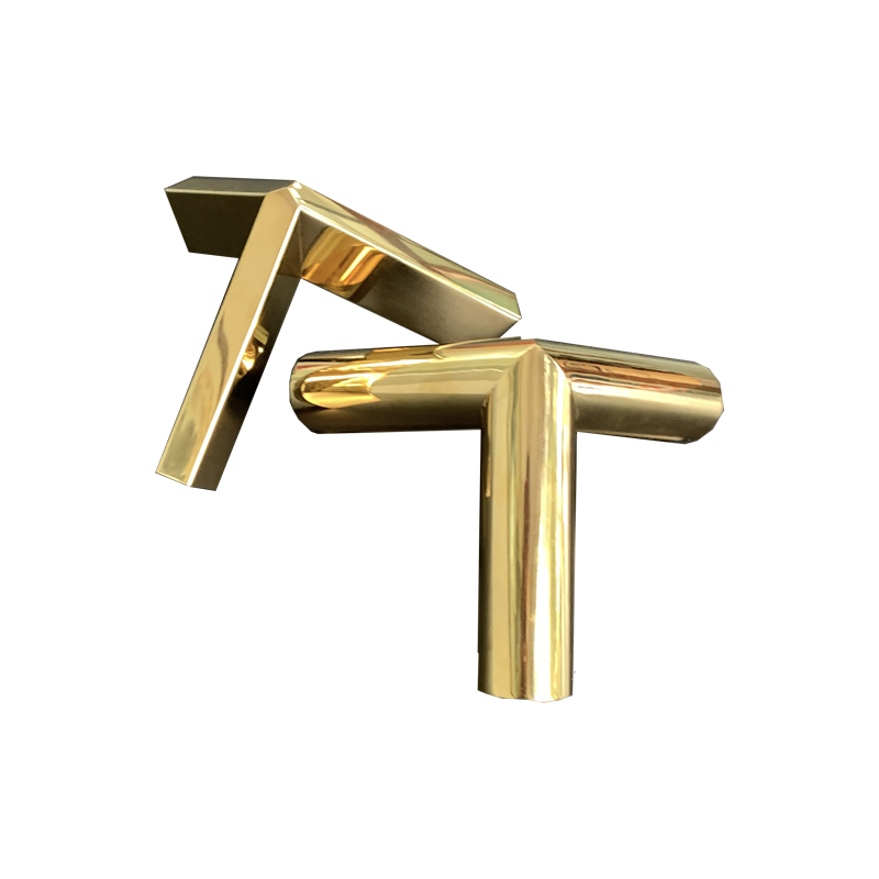 Zotye من الفولاذ المقاوم للصدأ الذهب الثلاثي ثلاثية-زخرفة حامل الأبعاد المجوفة