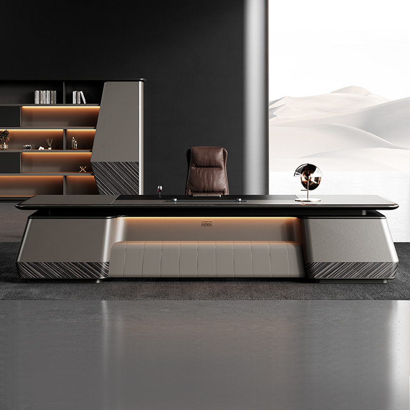 نموذج DBT006 لوحة فاخرة-مدير أسلوب مكتب تنفيذي واحد، رئيس مجلس الإدارة\\مكتب مكتب كبير مع مجموعة كراسي، مكتب رئيس