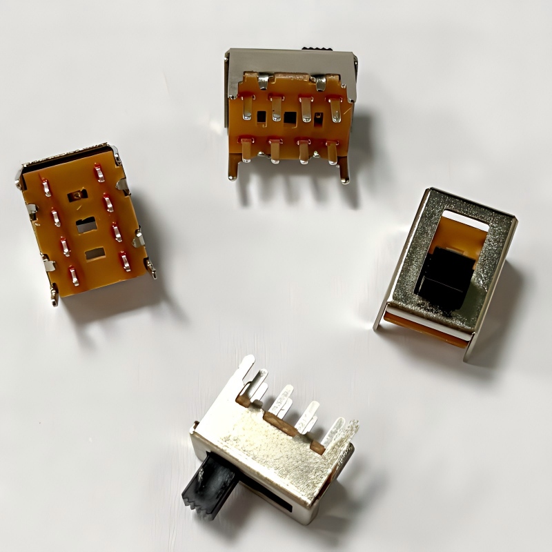 مفتاح الشريحة SS23F06 3-الموقف، 10-تصميم دبوس لأضواء LED -- مصنع دونغقوان مباشرة